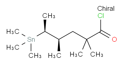 (4R,5S)-2,2,4-trimethyl-5-(trimethylstannyl)hexanoyl chloride