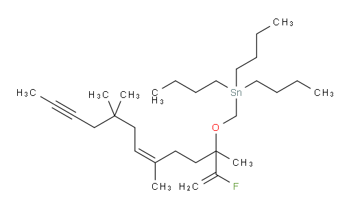 (Z)-三丁基(((2-氟-3,6,9,9-四甲基十三-1,6-二烯-11-炔-3-氧基))甲基)锡烷
