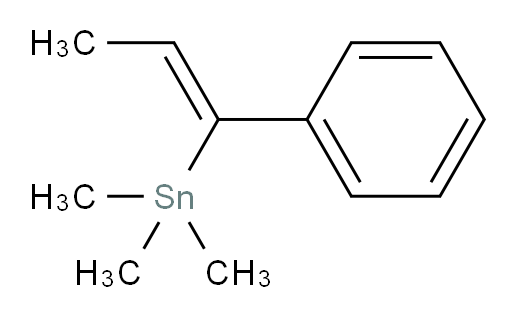(Z)-trimethyl(1-phenylprop-1-en-1-yl)stannane