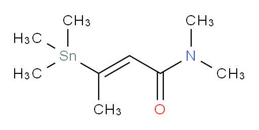 (E)-N,N-dimethyl-3-(trimethylstannyl)but-2-enamide