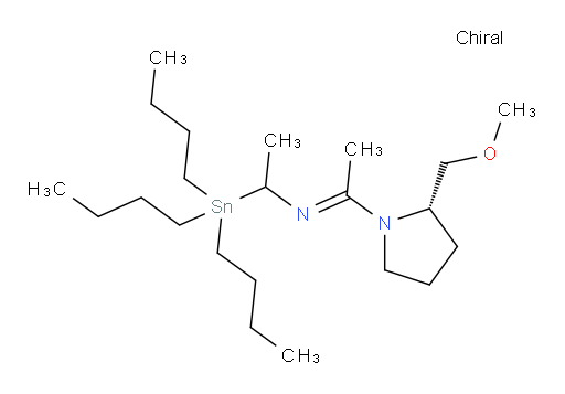 (E)-N-(1-((S)-2-(甲氧基甲基)吡咯烷-1-基)乙亚基)-1-(三丁基锡基)乙胺