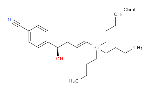 (R,E)-4-(1-羟基-4-(三丁基锡基)丁-3-烯-1-基)苯腈