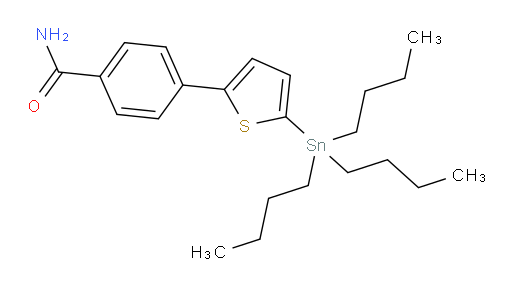 4-(5-(三丁基锡基)噻吩-2-基)苯甲酰胺