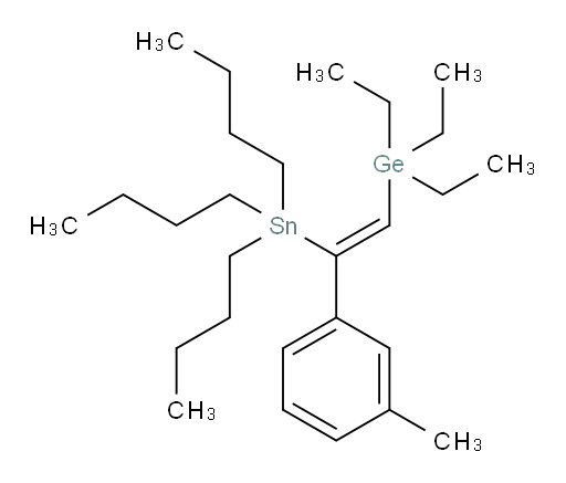 (Z)-三乙基(2-(间甲苯基)-2-(三丁基锡基)乙烯基)锗