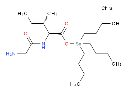 (2S,3S)-三丁基锡基 2-(2-氨基乙酰胺基)-3-甲基戊酸酯