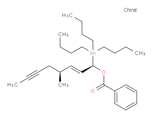 (1R,4S,E)-4-甲基-1-(三丁基锡基)辛-2-烯-6-炔-1-基 苯甲酸酯