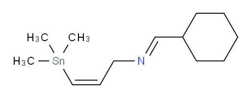 (2Z,NE)-N-(环己基亚甲基)-3-(三甲基锡基)丙-2-烯-1-胺