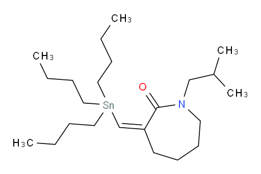 (Z)-1-异丁基-3-((三丁基锡基)亚甲基)氮杂环庚烷-2-酮