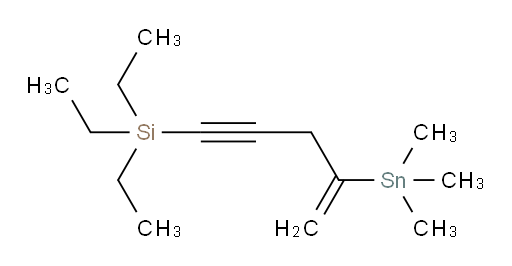 三乙基(4-(三甲基锡基)戊-4-烯-1-炔-1-基)硅烷