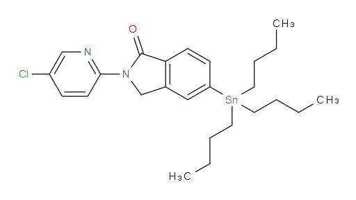 2-(5-氯吡啶-2-基)-5-(三丁基锡基)异吲哚啉-1-酮