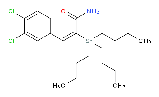 (E)-3-(3,4-二氯苯基)-2-(三丁基锡基)丙烯酰胺