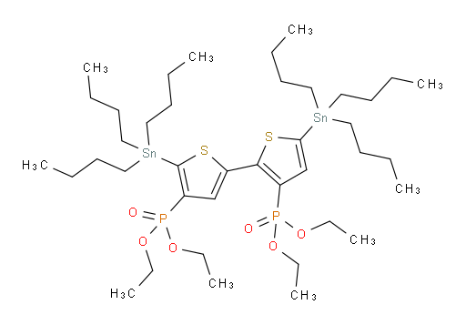 四乙基 (5,5'-双(三丁基锡基)-[2,2'-联噻吩]-3,4'-二基)双(磷酸酯)