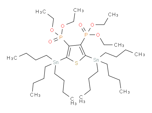 四乙基 (2,5-双(三丁基锡基)噻吩-3,4-二基)双(磷酸酯)