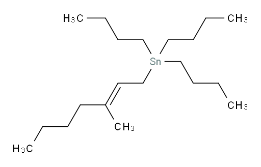 (E)-tributyl(3-methylhept-2-en-1-yl)stannane