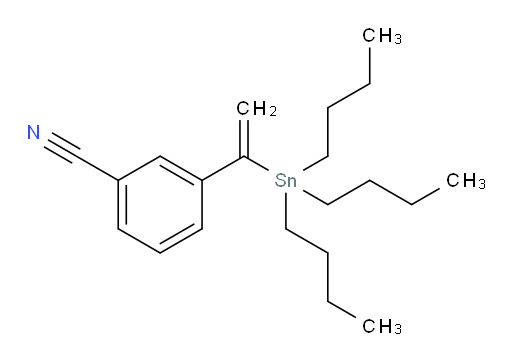 3-(1-(tributylstannyl)vinyl)benzonitrile