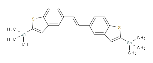 (E)-1,2-双(2-(三甲基锡基)苯并[b]噻吩-5-基)乙烯