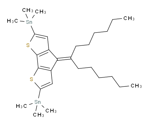 (4-(十三烷-7-亚基)-4H-环戊烷并[1,2-b:5,4-b']二噻吩-2,6-二基)双(三甲基锡烷)