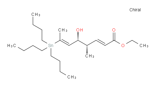 (2E,4S,5R,6E)-ethyl 5-hydroxy-4-methyl-7-(tributylstannyl)octa-2,6-dienoate