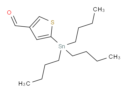 5-(三丁基锡基)噻吩-3-甲醛