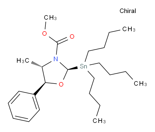 (2R,4S,5S)-甲基 4-甲基-5-苯基-2-(三丁基锡基)噁唑烷-3-甲酸酯