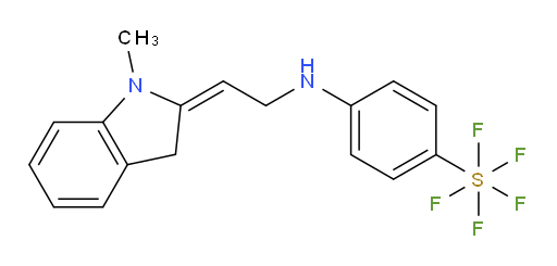 [4-[[2-(1,3-dihydro-1-methyl-2H-indol-2-ylidene)ethyl]amino]phenyl]sulfur pentafluoride