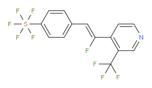 (Z)-4-(2-fluoro-2-(3-(trifluoromethyl)pyridin-4-yl)vinyl)(pentafluoromercapto)benzene
