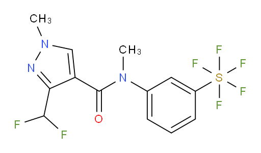 [3-[[[3-(Difluoromethyl)-1-methyl-1H-pyrazol-4-yl]carbonyl]methylamino]phenyl]sulfur pentafluoride