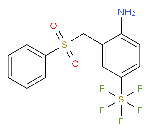 [4-Amino-3-[(phenylsulfonyl)methyl]phenyl]sulfur pentafluoride