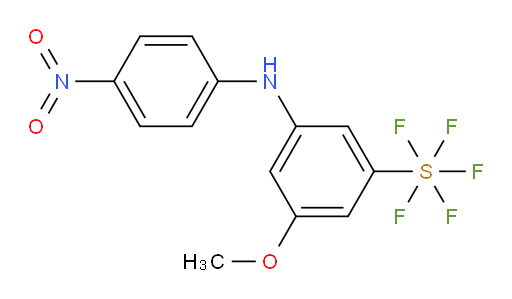 [3-methoxy-5-[(4-nitrophenyl)amino]phenyl]sulfur pentafluoride