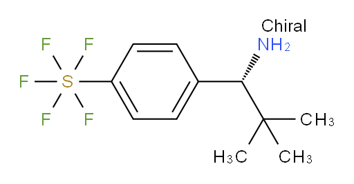 [4-[(1R)-1-Amino-2,2-dimethylpropyl]phenyl]sulfur pentafluoride
