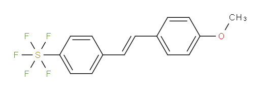 [4-[(1E)-2-(4-methoxyphenyl)ethenyl]phenyl]sulfur pentafluoride