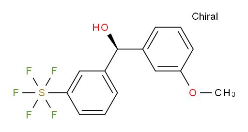 (S)-(3-(pentafluoromercapto)phenyl)(3-methoxyphenyl)methanol