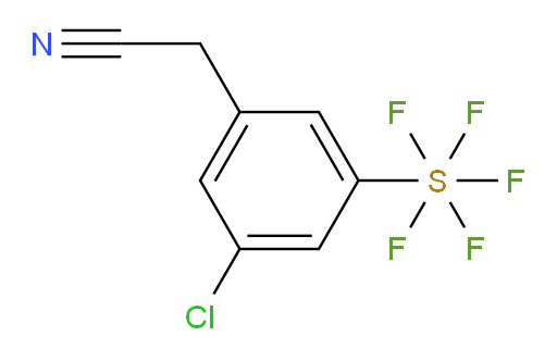 [3-Chloro-5-(cyanomethyl)phenyl]sulfur pentafluoride