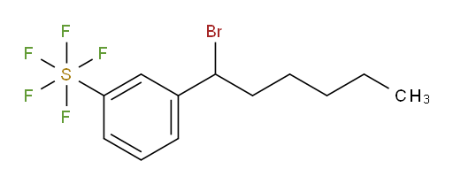 [3-(1-Bromohexyl)phenyl]sulfur pentafluoride