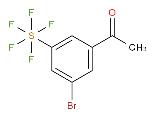 (3-Acetyl-5-bromophenyl)sulfur pentafluoride