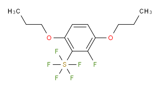 2-fluoro-3,6-dipropoxy(pentafluoromercapto)benzene