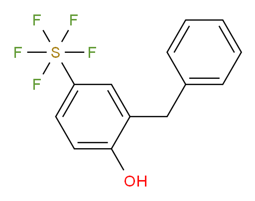 [4-hydroxy-3-(phenylmethyl)phenyl]-sulfur pentafluoride