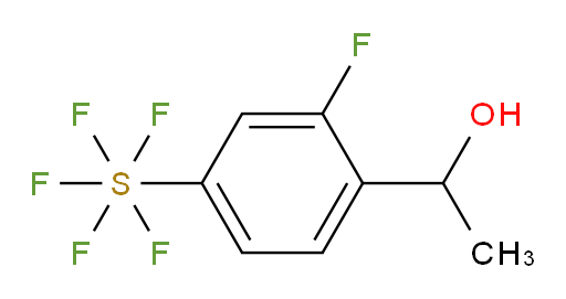 [3-fluoro-4-(1-hydroxyethyl)phenyl]sulfur pentafluoride