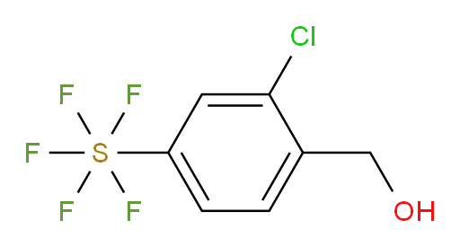 [3-chloro-4-(hydroxymethyl)phenyl]sulfur pentafluoride