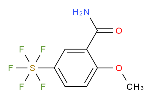 [3-(Aminocarbonyl)-4-methoxyphenyl]sulfur pentafluoride