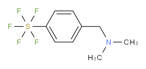 4-((dimethylamino)methyl)(pentafluoromercapto)benzene