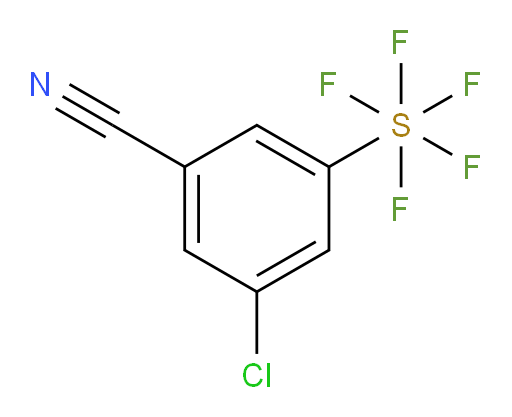 (3-chloro-5-cyanophenyl)sulfur pentafluoride