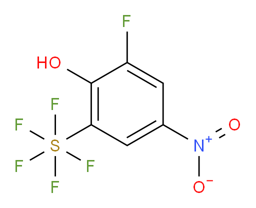 2-fluoro-6-(pentafluoromercapto)-4-nitrophenol