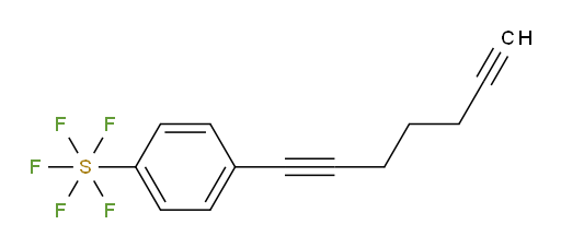 [4-(1,6-heptadiyn-1-yl)phenyl]sulfur pentafluoride