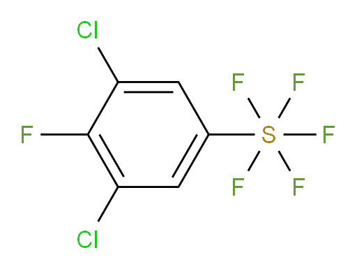 (3,5-dichloro-4-fluorophenyl)sulfur pentafluoride