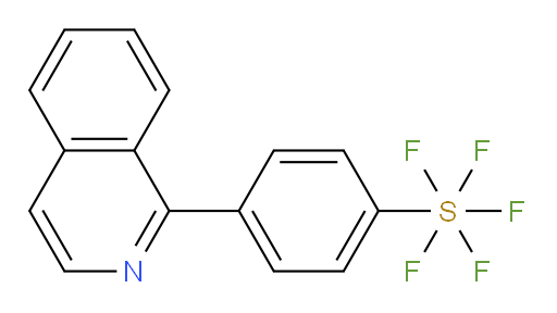 4-(isoquinolin-1-yl)(pentafluoromercapto)benzene