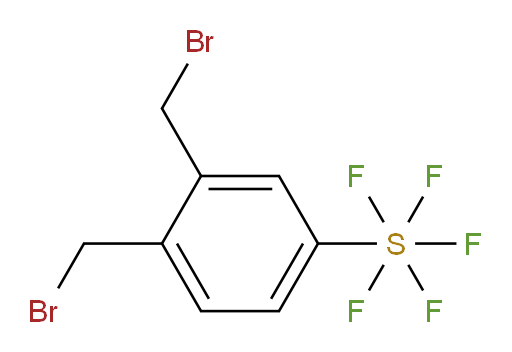 3,4-bis(bromomethyl)(pentafluoromercapto)benzene