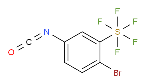 2-bromo-5-isocyanato(pentafluoromercapto)benzene