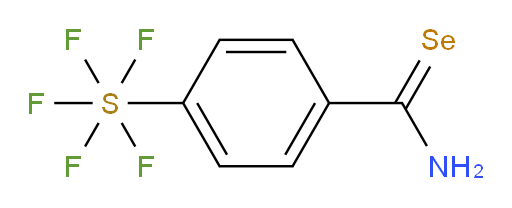 [4-(Aminoselenoxomethyl)phenyl]sulfur pentafluoride