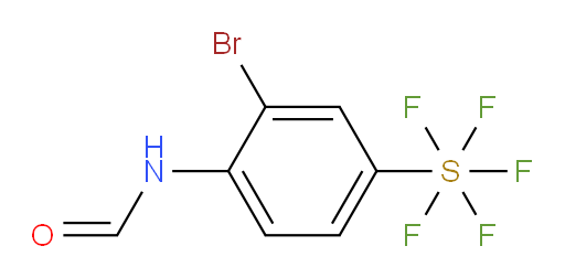 [3-Bromo-4-(formylamino)phenyl]sulfur pentafluoride